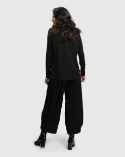 Women Alembika Tops & Tunics<Essential Ultimate Turtleneck Top, Black
