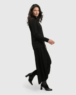 Women Alembika Tops & Tunics<Essential Ultimate Turtleneck Top, Black