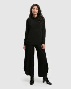 Women Alembika Plus<Essential Ultimate Turtleneck Top, Black