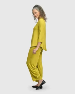 Women Alembika Tops & Tunics<Essential V-Neck Top, Lime