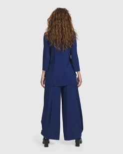 Women Alembika Plus<Essential V-Neck Top, Royal Blue