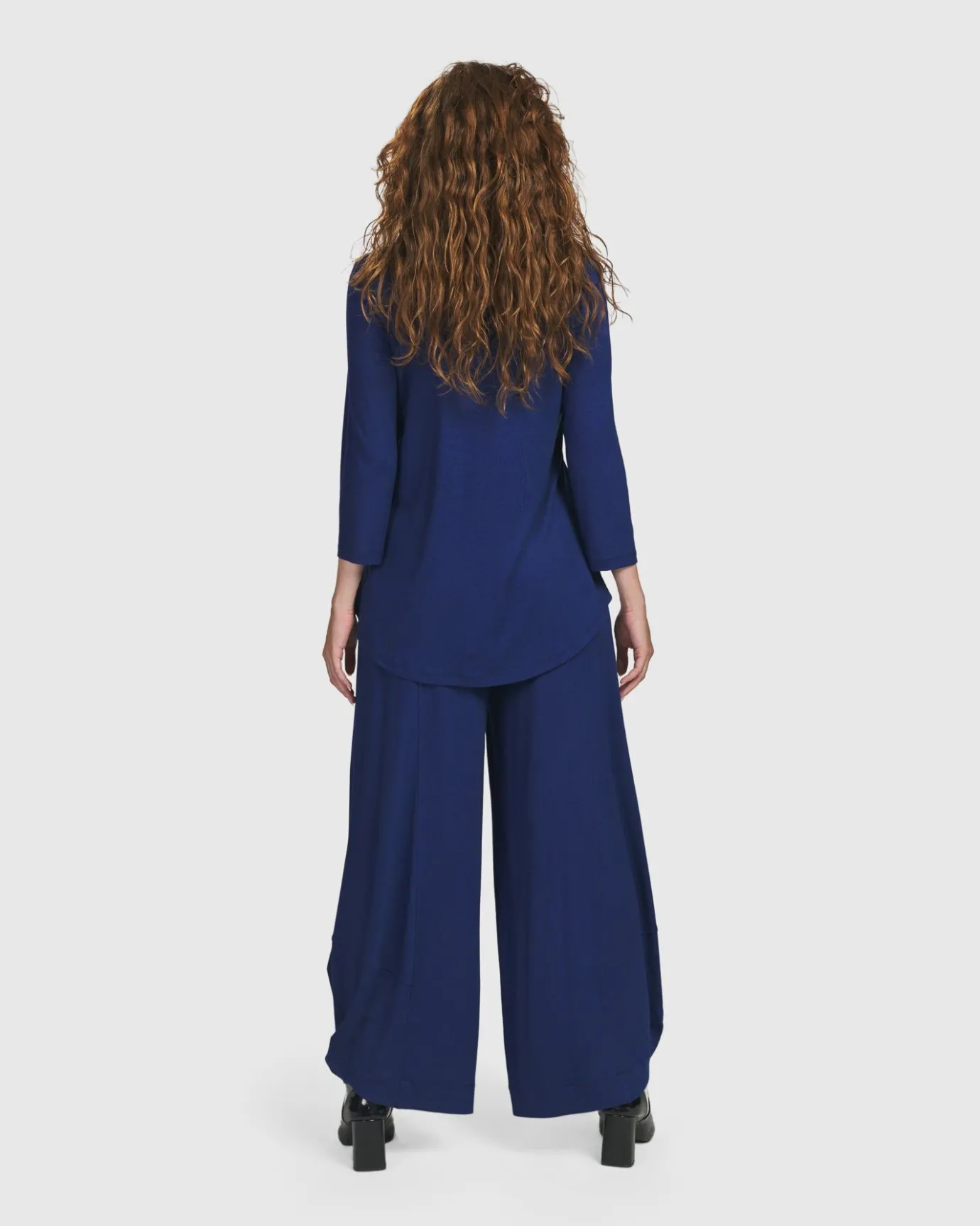Women Alembika Plus<Essential V-Neck Top, Royal Blue