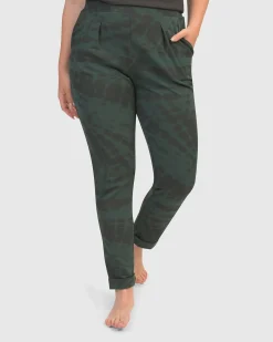 Women Alembika Pants & Skirts<Exhale Jogger Pants, Forest Tie-Dye