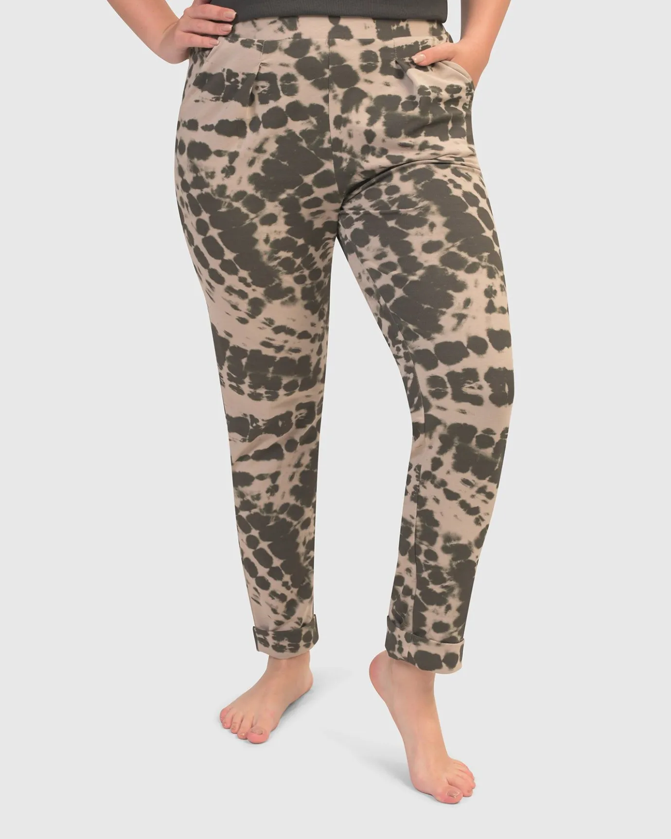 Women Alembika Pants & Skirts<Exhale Jogger Pants, Stone Tie-Dye