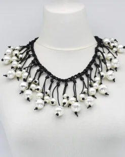 Women Alembika Accessories<Faux Pearl Necklace, Love