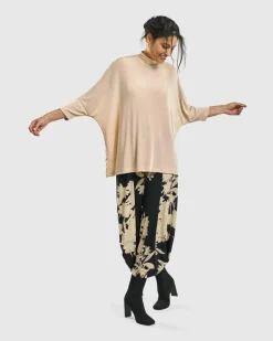 Women Alembika Tops & Tunics<Fawn Mockneck Top, Nude