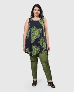 Women Alembika Plus<Fearless Iconic Stretch Jeans, Green