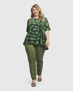 Women Alembika Plus<Fearless Iconic Stretch Jeans, Green