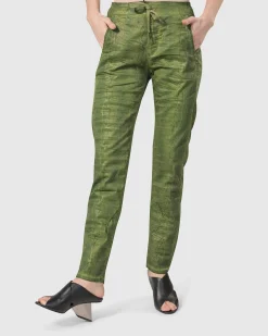 Women Alembika Pants & Skirts<Fearless Iconic Stretch Jeans, Green