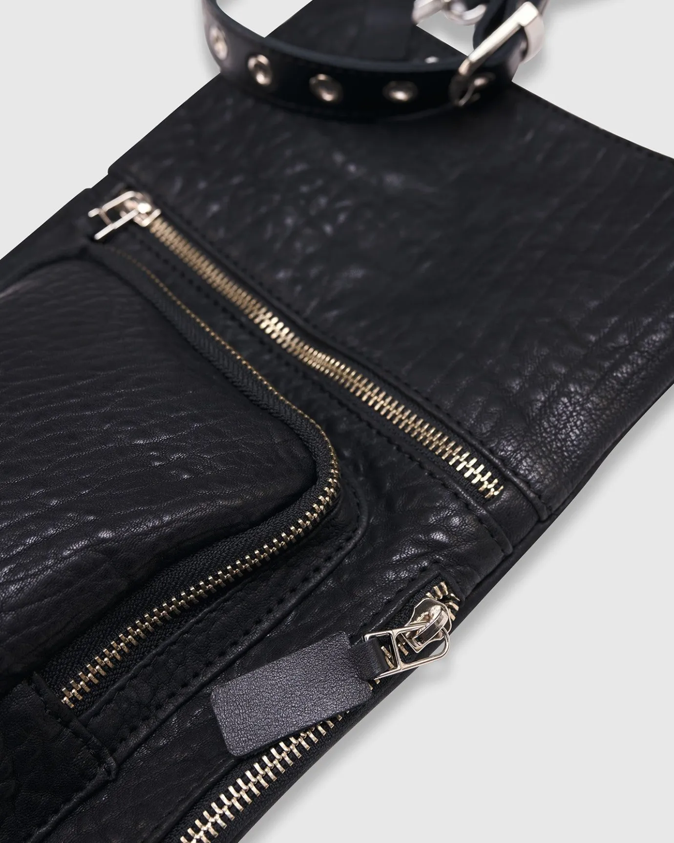 Women Alembika Accessories<Flat Stash Pouch Bag, Black
