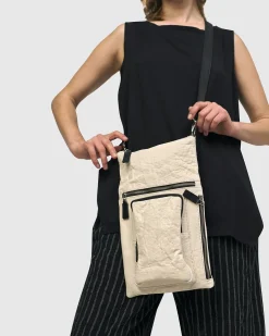 Women Alembika Accessories<Flat Stash Pouch Bag, Ivory