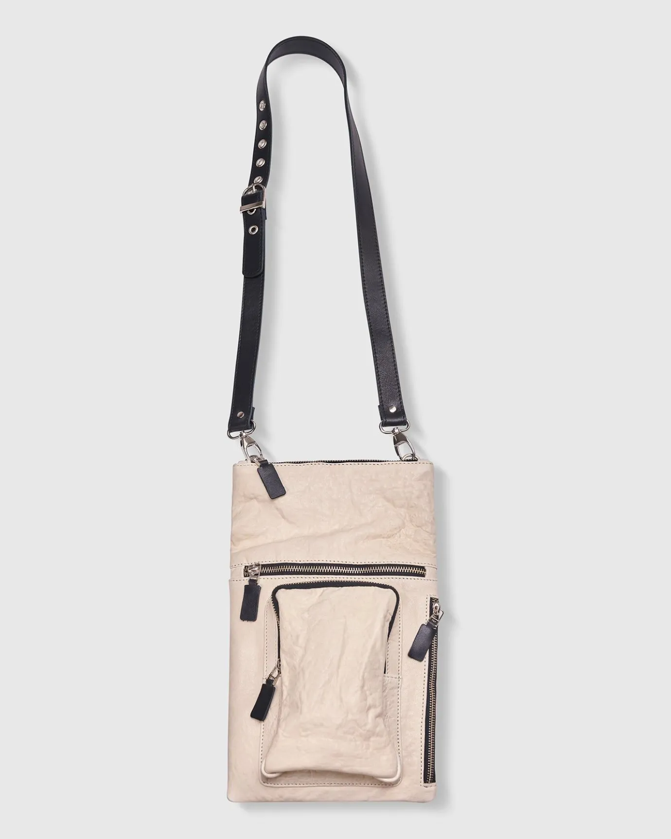 Women Alembika Accessories<Flat Stash Pouch Bag, Ivory
