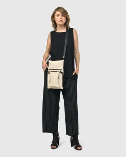 Women Alembika Bags & Pouches<Flat Stash Pouch Bag, Ivory