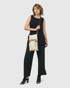 Women Alembika Bags & Pouches<Flat Stash Pouch Bag, Ivory
