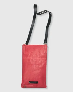 Women Alembika Bags & Pouches<Flat Stash Pouch Bag, Vermillion
