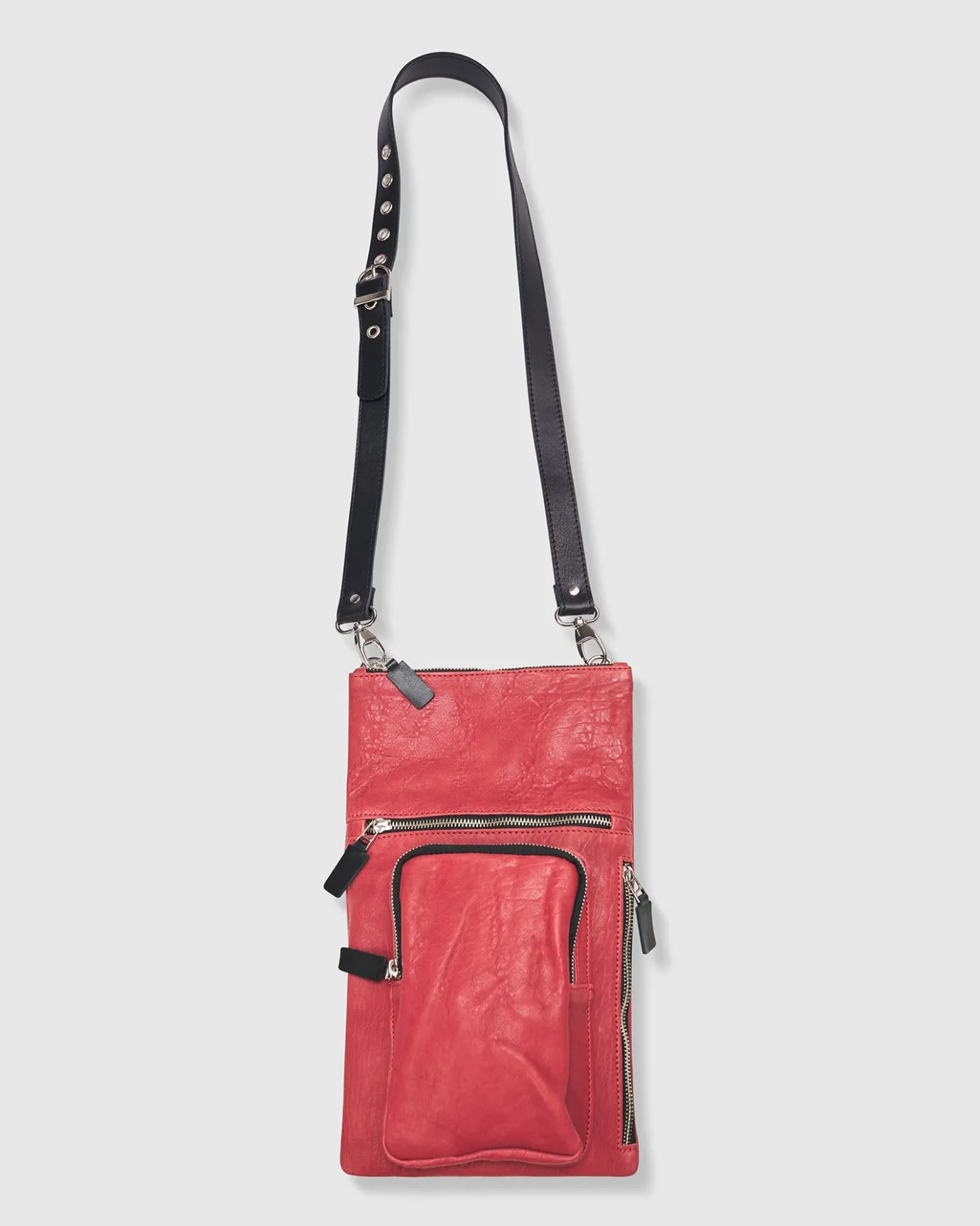Women Alembika Accessories<Flat Stash Pouch Bag, Vermillion