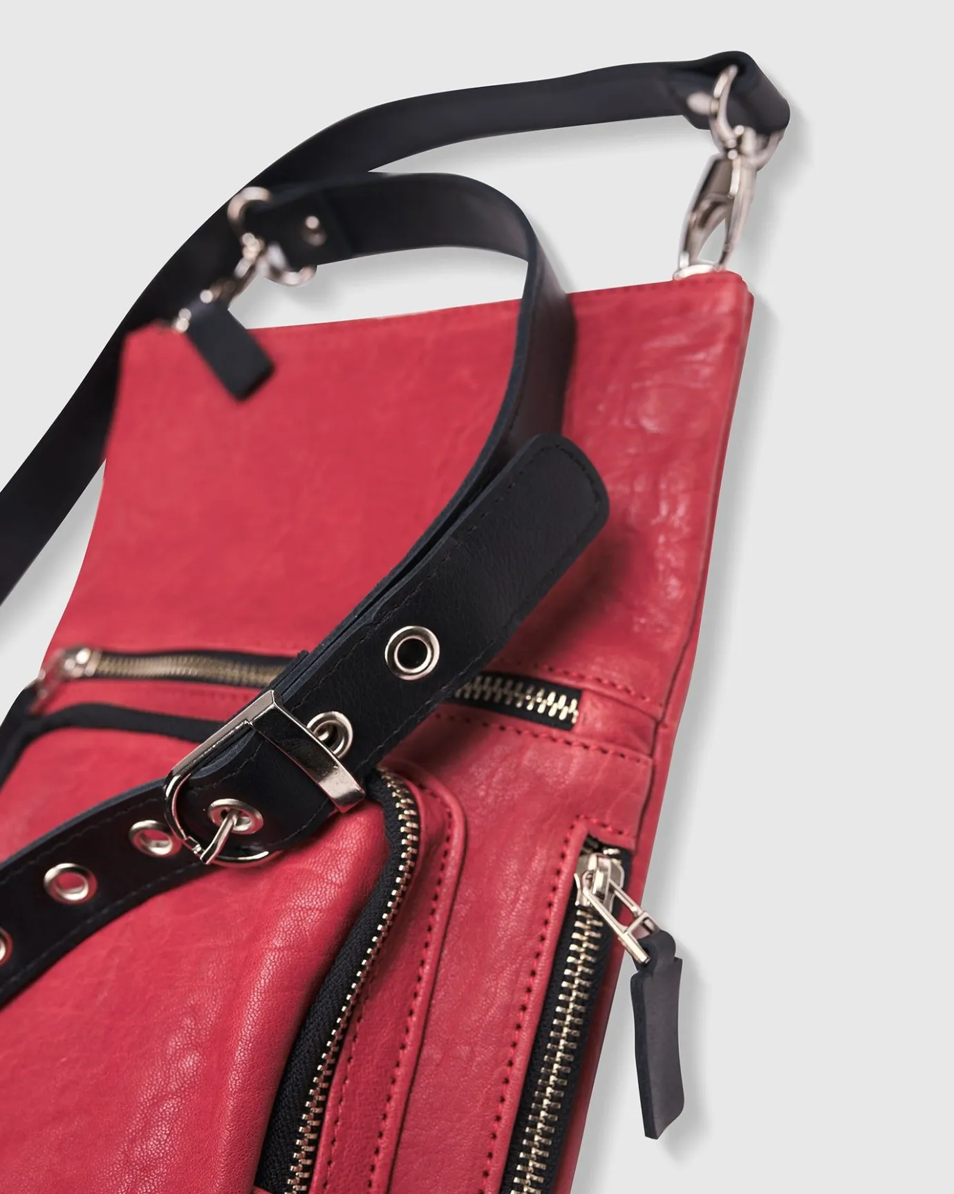 Women Alembika Accessories<Flat Stash Pouch Bag, Vermillion