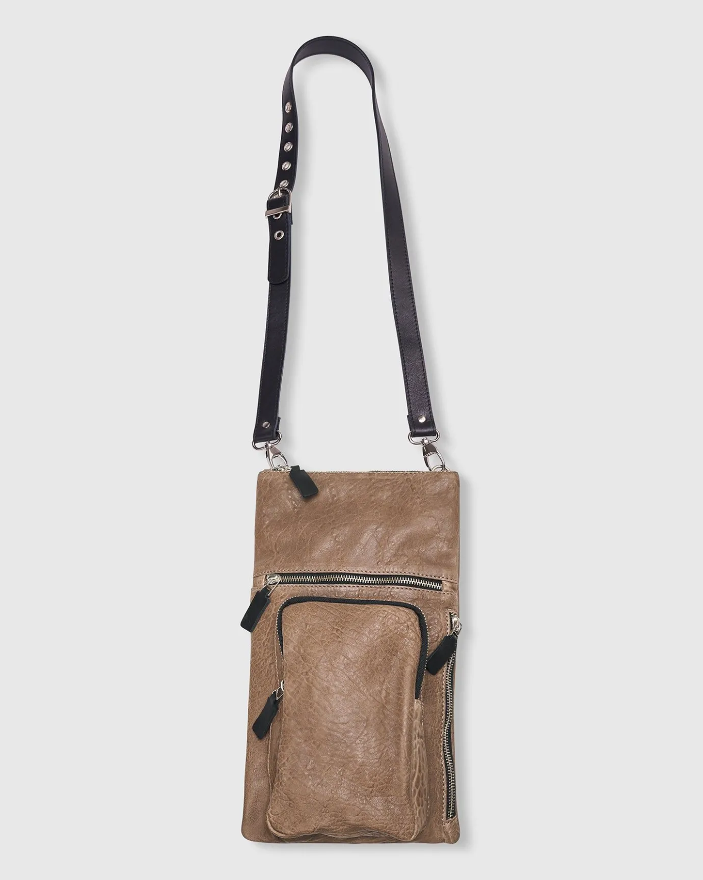 Women Alembika Bags & Pouches<Flat Stash Pouch Bag, Wood
