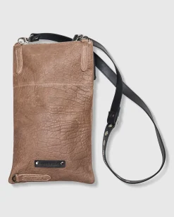 Women Alembika Bags & Pouches<Flat Stash Pouch Bag, Wood