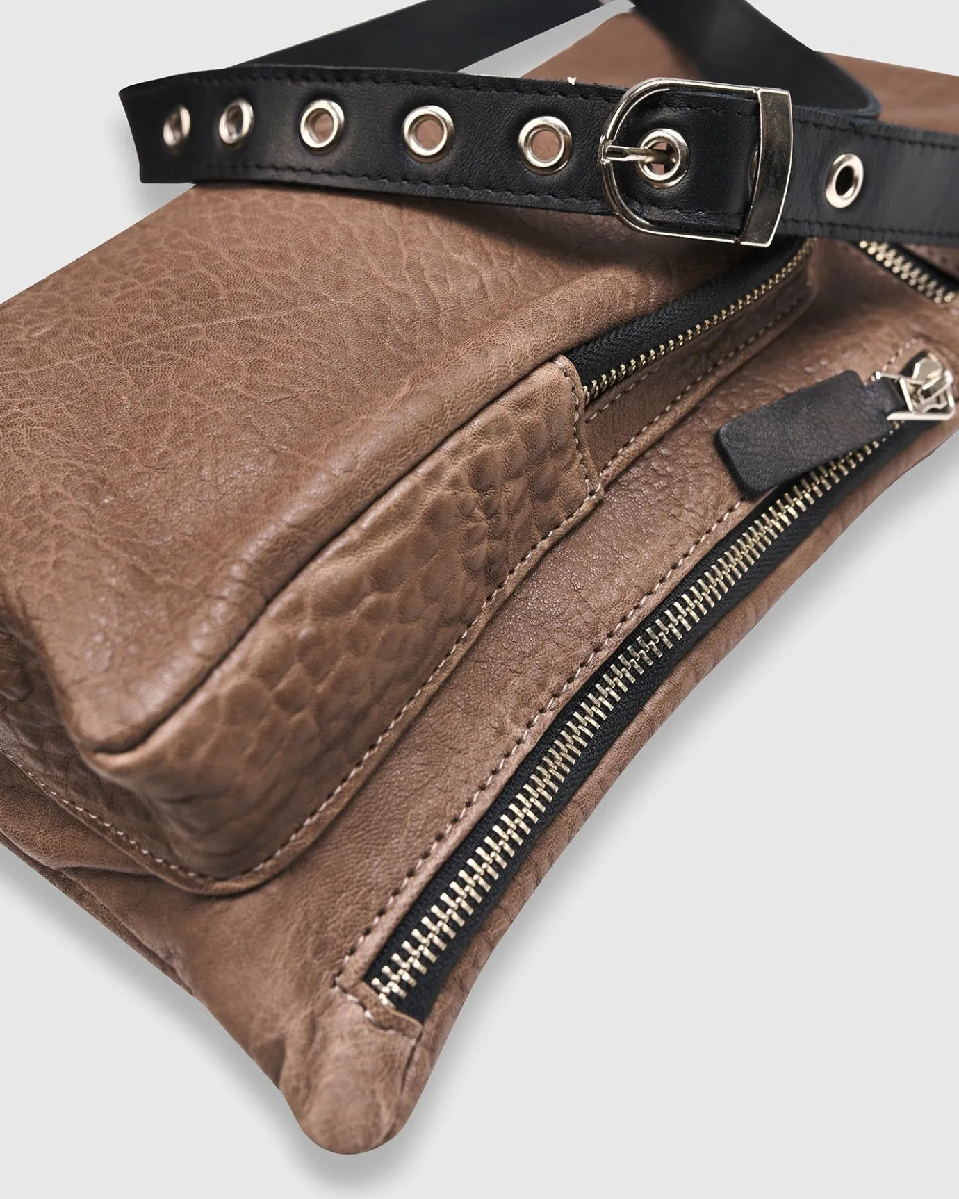 Women Alembika Bags & Pouches<Flat Stash Pouch Bag, Wood