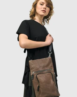 Women Alembika Accessories<Flat Stash Pouch Bag, Wood