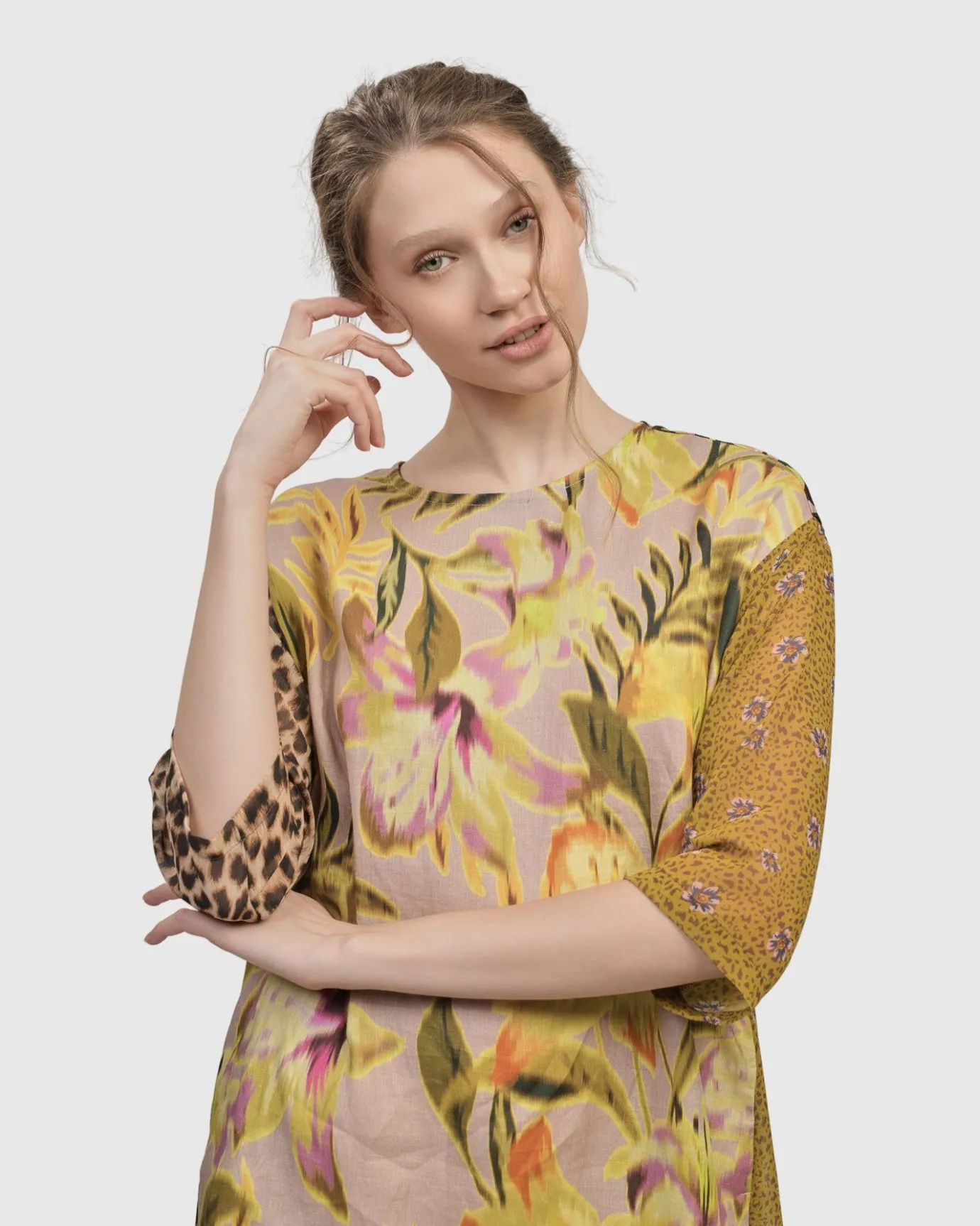 Women Alembika Dresses<Fleur De Lis Shift Dress, Lilly