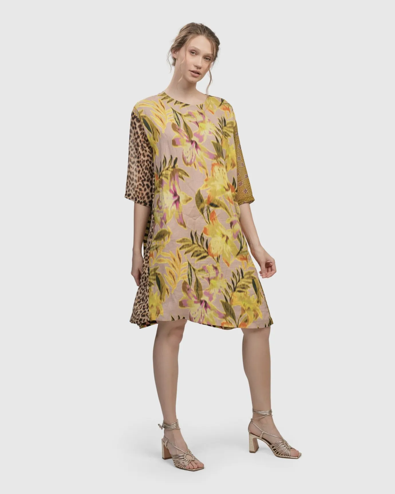 Women Alembika Dresses<Fleur De Lis Shift Dress, Lilly