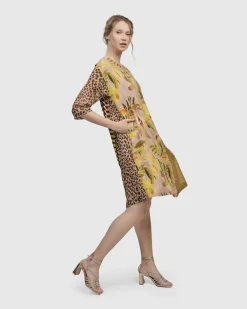 Women Alembika Dresses<Fleur De Lis Shift Dress, Lilly