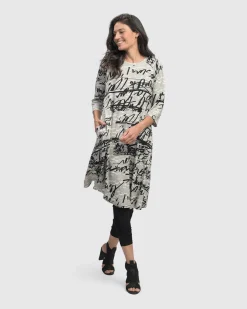 Women Alembika Dresses<Flirty A Line Dress, Script