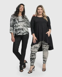 Women Alembika Plus<Flirty Leggings, Script