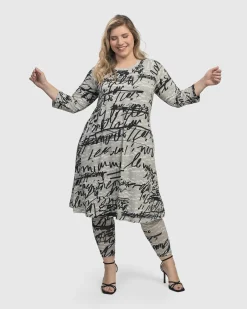 Women Alembika Pants & Skirts<Flirty Leggings, Script