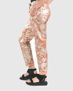 Women Alembika Pants & Skirts<Floral Iconic Stretch Jeans, Rust