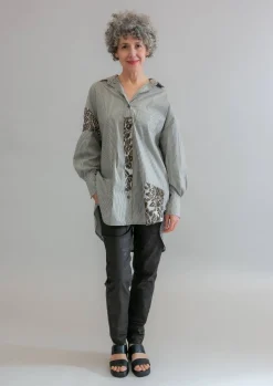 Women Alembika Pants & Skirts<Floral Iconic Stretch Jeans, Chocolate