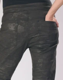Women Alembika Pants & Skirts<Floral Iconic Stretch Jeans, Chocolate