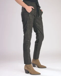 Women Alembika Pants & Skirts<Floral Iconic Stretch Jeans, Chocolate