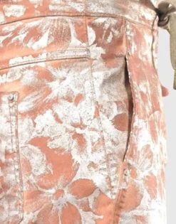 Women Alembika Plus<Floral Iconic Stretch Jeans, Rust