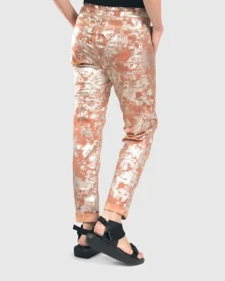 Women Alembika Plus<Floral Iconic Stretch Jeans, Rust