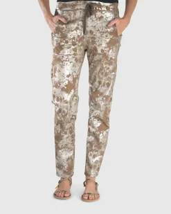 Women Alembika Plus<Floral Iconic Stretch Jeans, Coffee