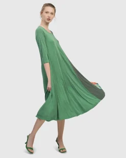 Women Alembika Plus<Forget-Me-Not A-Line Maxi Dress, Garden