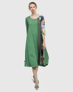 Women Alembika Plus<Forget-Me-Not A-Line Maxi Dress, Garden