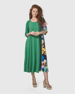 Women Alembika Dresses<Forget-Me-Not A-Line Maxi Dress, Garden