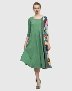 Women Alembika Dresses<Forget-Me-Not A-Line Maxi Dress, Garden