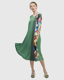 Women Alembika Dresses<Forget-Me-Not A-Line Maxi Dress, Garden