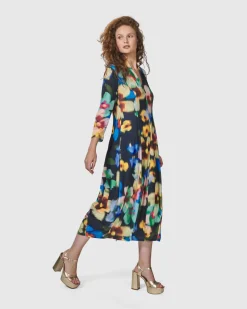 Women Alembika Plus<Forget-Me-Not Cocoon Dress, Garden