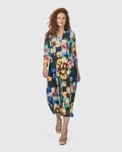 Women Alembika Dresses<Forget-Me-Not Cocoon Dress, Garden