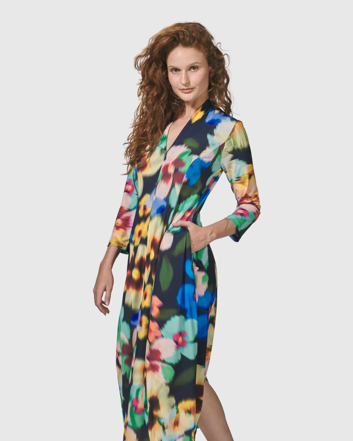 Women Alembika Dresses<Forget-Me-Not Cocoon Dress, Garden