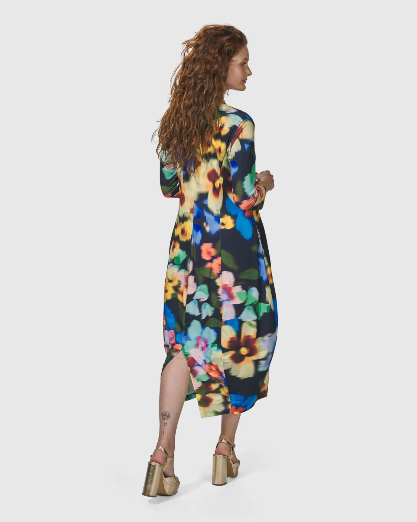 Women Alembika Dresses<Forget-Me-Not Cocoon Dress, Garden