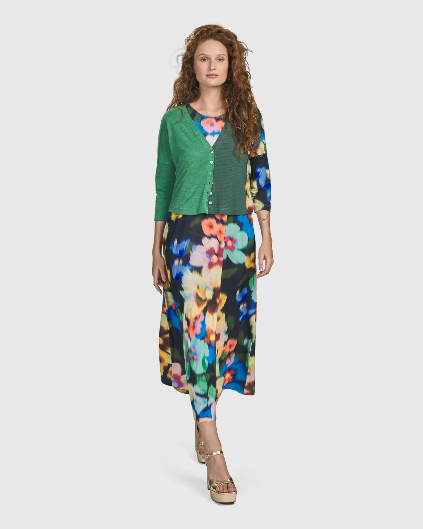 Women Alembika Jackets<Forget-Me-Not Cropped Cardigan, Garden