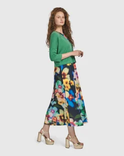 Women Alembika Jackets<Forget-Me-Not Cropped Cardigan, Garden