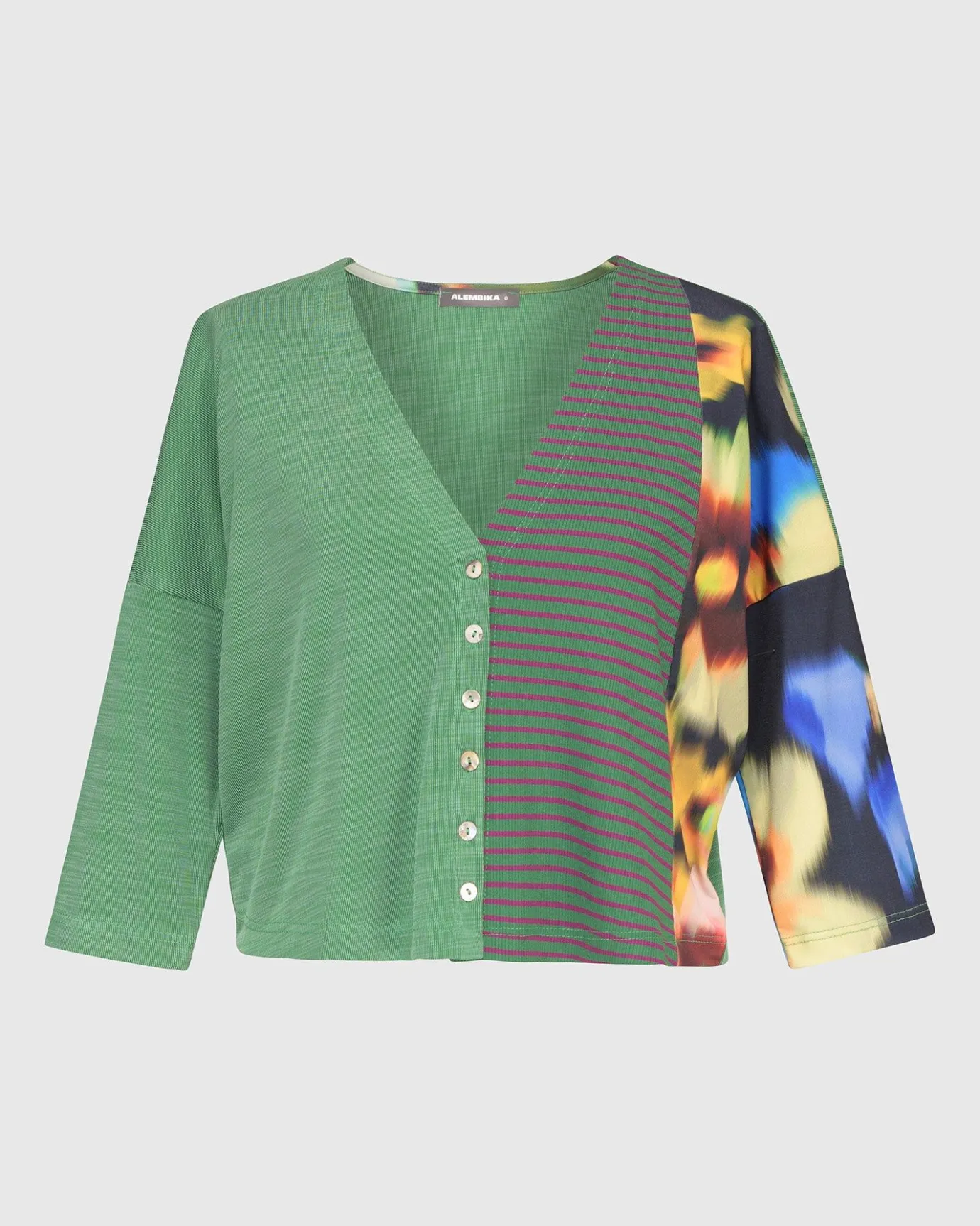 Women Alembika Jackets<Forget-Me-Not Cropped Cardigan, Garden